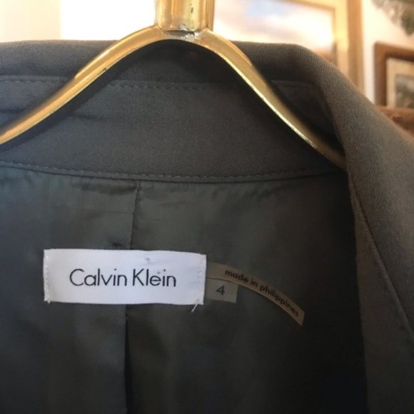 Calvin Klein Collared Button Up Career Work Dress - Picture 5 of 6